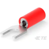 TE Connectivity-165008 连接器端子 Spade Tongue Terminal 16-22AWG Copper Red 21.1mm Tin Loose