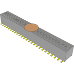 Samtec-MLE-125-01-G-DV-A-K-TR Steckverbinderleisten und Leiterplattenbuchsen Conn Socket Strip SKT 50 POS 1mm Solder ST Top Entry SMD T/R