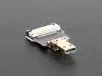 Adafruit Industries-3556 Connector Audio and Video Straight Micro HDMI Plug Adapter