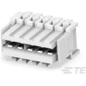 TE Connectivity-284865-5 Steckverbinderleisten und Leiterplattenbuchsen Conn IDC Connector F 5 POS 2.5mm IDT RA Cable Mount Tray