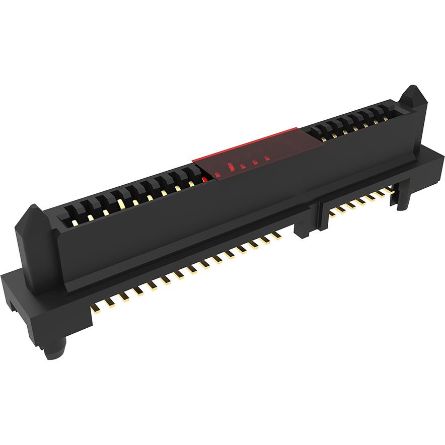 Molex-877131001 Connector SCSI Conn SATA RCP 15Power/7Signal POS 1.27mm Solder ST SMD 22 Terminal 1 Port Tray