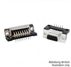 CONEC-241A11260X Steckverbinder, D-Sub Conn D-Sub PIN 15 POS Solder RA Thru-Hole 15 Terminal 1 Port