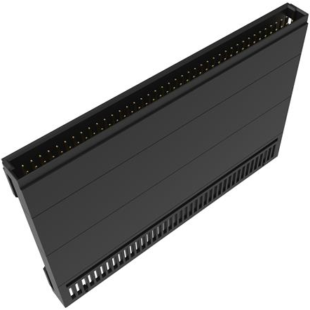 HARTING-15160802090041 Steckverbinderleisten und Leiterplattenbuchsen Conn Shrouded Header (4 Sides) Adapter M/M 80/80 POS 1.27mm ST Tray