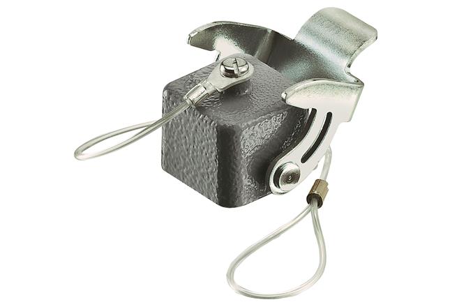 HARTING-09200035421 Accesorios del conector Connector Accessories Protection Cover Straight Metal