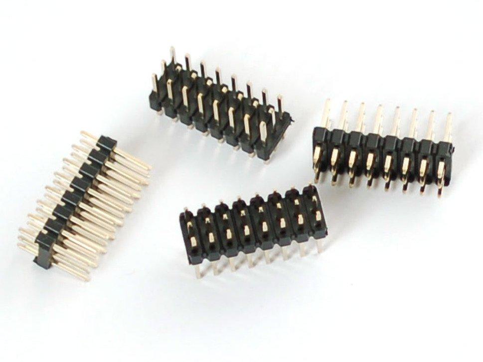 Adafruit Industries-806 Steckverbinderleisten und Leiterplattenbuchsen 3x8 Male Header - 4 pack