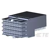 TE Connectivity-1857657-2 Backplane connettore Conn Hard Metric F 96 POS Press Fit RA Thru-Hole Tray