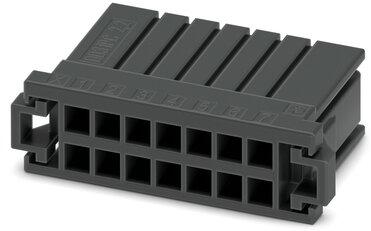PHOENIX CONTACT-1340472 Connector Discrete Wire Housing Conn Housing F 14 POS 3.81mm Crimp ST Cable Mount Black Cardboard