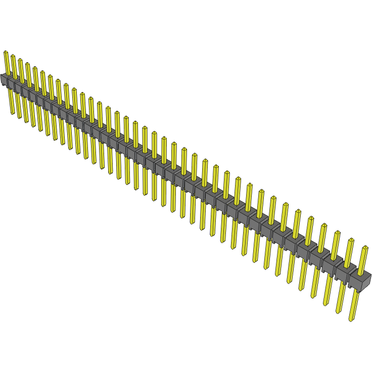 Samtec-TSW-137-22-G-S Connector Headers and PCB Receptacles Conn Unshrouded Header HDR 37 POS 2.54mm Solder ST Top Entry Thru-Hole Bulk