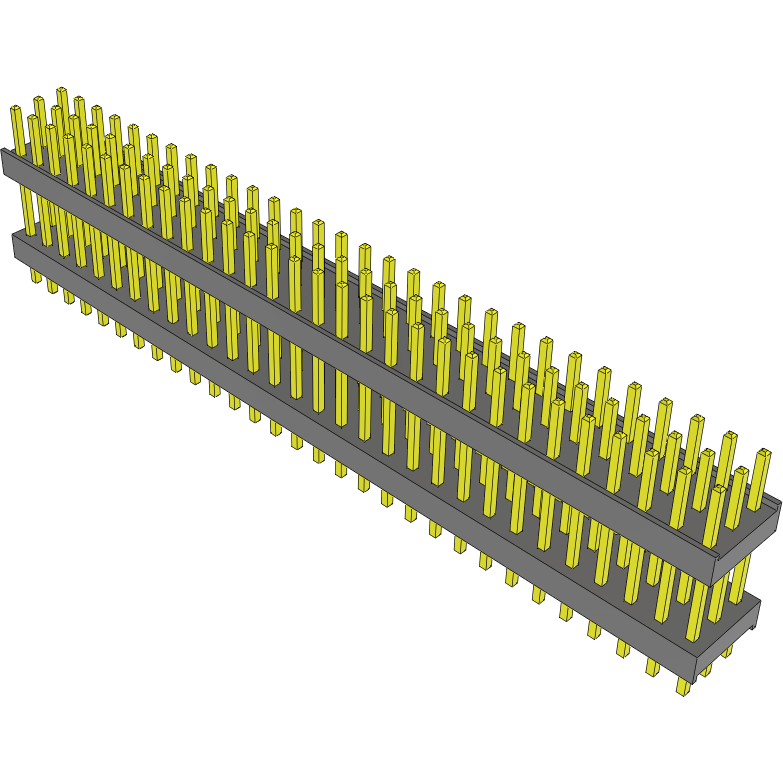 Samtec-DW-30-09-S-T-450 Steckverbinderleisten und Leiterplattenbuchsen Conn Board Stacker HDR 90 POS 2.54mm Solder ST Top Entry Thru-Hole Bulk