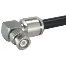 HUBER+SUHNER-16_BNC-50-3-25/133_NE RF-Steckverbinder Conn BNC 0Hz to 4GHz 50Ohm Clamp/Solder RA Cable Mount PL Gold Over Nickel Phosphorus Single