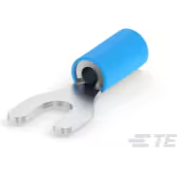 TE Connectivity-2-34166-1 Steckverbinderanschlüsse Spade Tongue Terminal 14-16AWG Copper Blue 23.37mm Tin T/R
