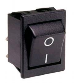 Bulgin Components PLC-T1571VRBB Bascule de commutateur Switch Rocker (ON) OFF ON DPDT Solder Curved Rocker 20A 250VAC 28VDC 372.85VA