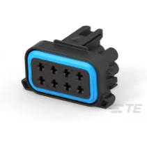 TE Connectivity-2319023-1 Connector Discrete Wire Housing 8POS,AMP MCP 2.8,REC HSG ASSY,SLD