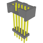 Conn Elevated Shrouded Header (4 Sides) HDR 10 POS 2mm Solder ST Top Entry Thru-Hole Bulk