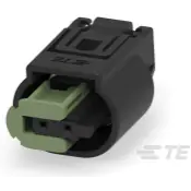 TE Connectivity-1-967644-1 Einzeladersteckverbinder, Gehäuse Conn Housing RCP 2 POS 4mm Crimp ST Cable Mount Black Bag