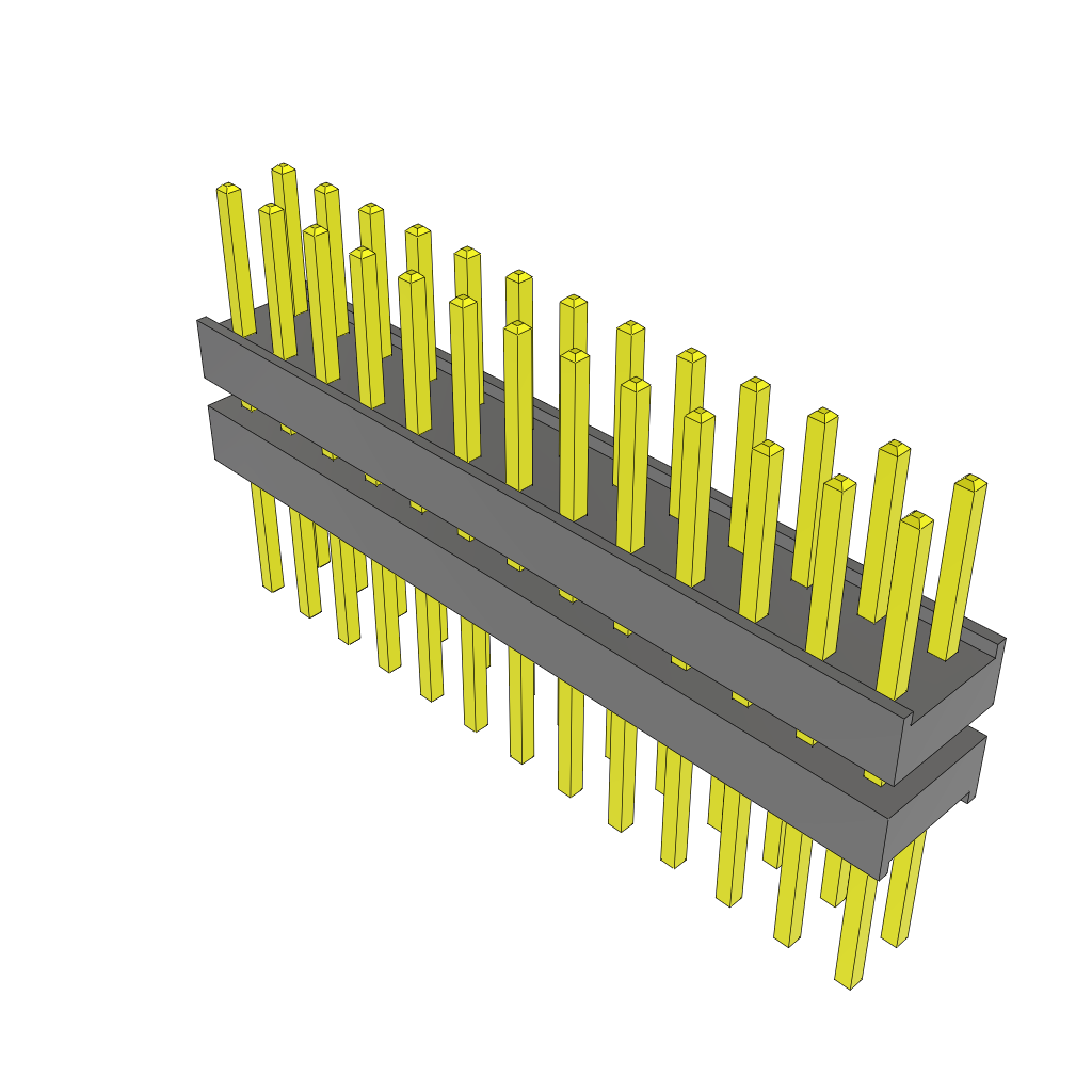 Samtec-ZW-13-09-L-D-250-260 Steckverbinderleisten und Leiterplattenbuchsen Conn Board Stacker HDR 26 POS 2.54mm Solder ST Top Entry Thru-Hole Bulk