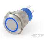 Switch Push Button OFF (ON) SPDT Flush Round Button 3A 250VAC 36VDC Momentary Panel Mount Solder Lug