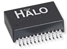 HALO Electronics-TG1G-E012NZLF Telecom, Übertrager Telecom Transformer 1CT:1CT 24 Terminal Gull Wing SMD
