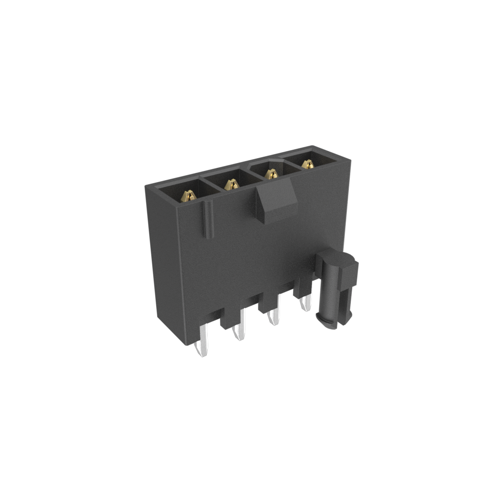 Amphenol Communications Solutions-10137785-044231LF Piastre connettori e prese PCB Conn Wire to Board M 4 POS 4.2mm Solder ST Top Entry Thru-Hole Minitek® Tray