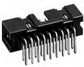 Fischer Elektronik-ASLA 12 G Steckverbinderleisten und Leiterplattenbuchsen Conn Shrouded Header HDR 12 POS 2.54mm Solder RA Side Entry Thru-Hole