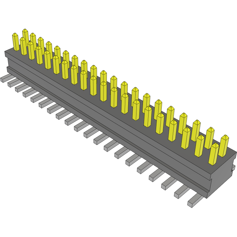 Samtec-FTSH-120-02-L-DV Piastre connettori e prese PCB Conn Unshrouded Header HDR 40 POS 1.27mm Solder ST Top Entry SMD TIGER CLAW™ Tube