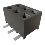 Conn Socket Strip SKT 6 POS 2mm Solder ST Top Entry SMD TIGER EYE™ Tube