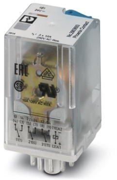 PHOENIX CONTACT-2903693 Power Relays Power Relay 24VDC 10A 3PDT(35x35x54.4)mm Socket