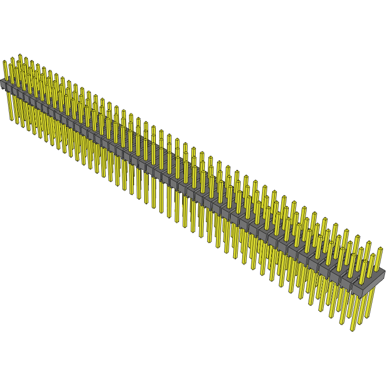 Samtec-TSW-145-09-G-T Embases de raccordement et réceptacles PCB Conn Unshrouded Header HDR 135 POS 2.54mm Solder ST Top Entry Thru-Hole Bulk