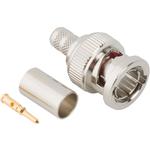 Conn BNC 0Hz to 4GHz 75Ohm Crimp ST Cable Mount PL Gold