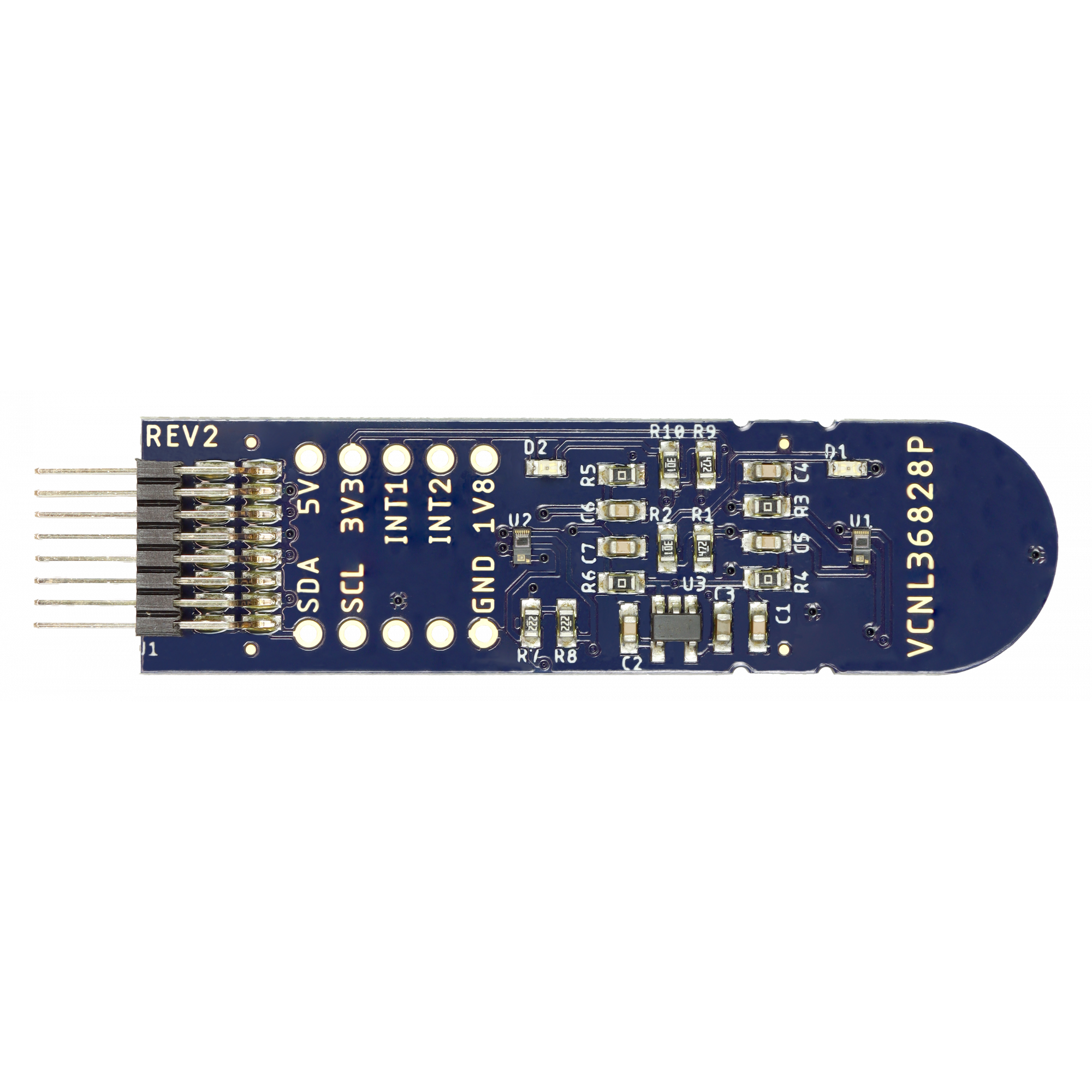 Vishay-VCNL36828P-SB Sensor Development Boards und Kits VCNL36828P Proximity Sensor Development Board
