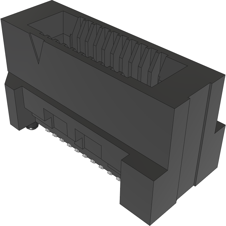Samtec-HSEC8-110-01-L-DV-A-PE-TR Estremità scheda connettore Conn Card Edge SKT 20 POS 0.8mm Solder ST SMD EDGE RATE® T/R