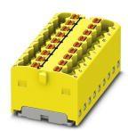 PHOENIX CONTACT-3002882 Steckverbinder, Klemmenblöcke Conn Distribution Terminal Block 18 POS Spring Clamp Adhesive/DIN Rail 17.5A