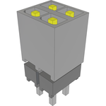 Conn Wire to Board HDR 4 POS 2.54mm Solder ST Top Entry Thru-Hole Mini Mate® Tube