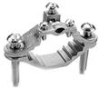 BURNDY-C6 null CAST BRONZE CLAMP, ARMORED CABLE TO WATER PIPE, 10 AWG - 2 AWG (STR.), 1/2 -1 WATER PIPE