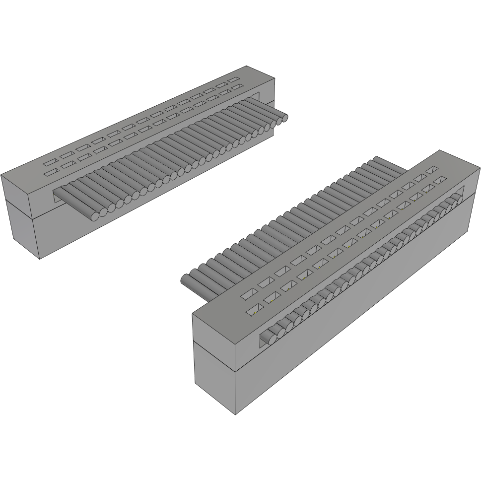 Samtec-FFTP-14-D-18.00-01-N Assemblaggio cavo a nastro piatto Cable Assembly 0.457m 30AWG 0.64mm 28 to 28 POS IDC Connector to IDC Connector F-F TIGER EYE™ Layer