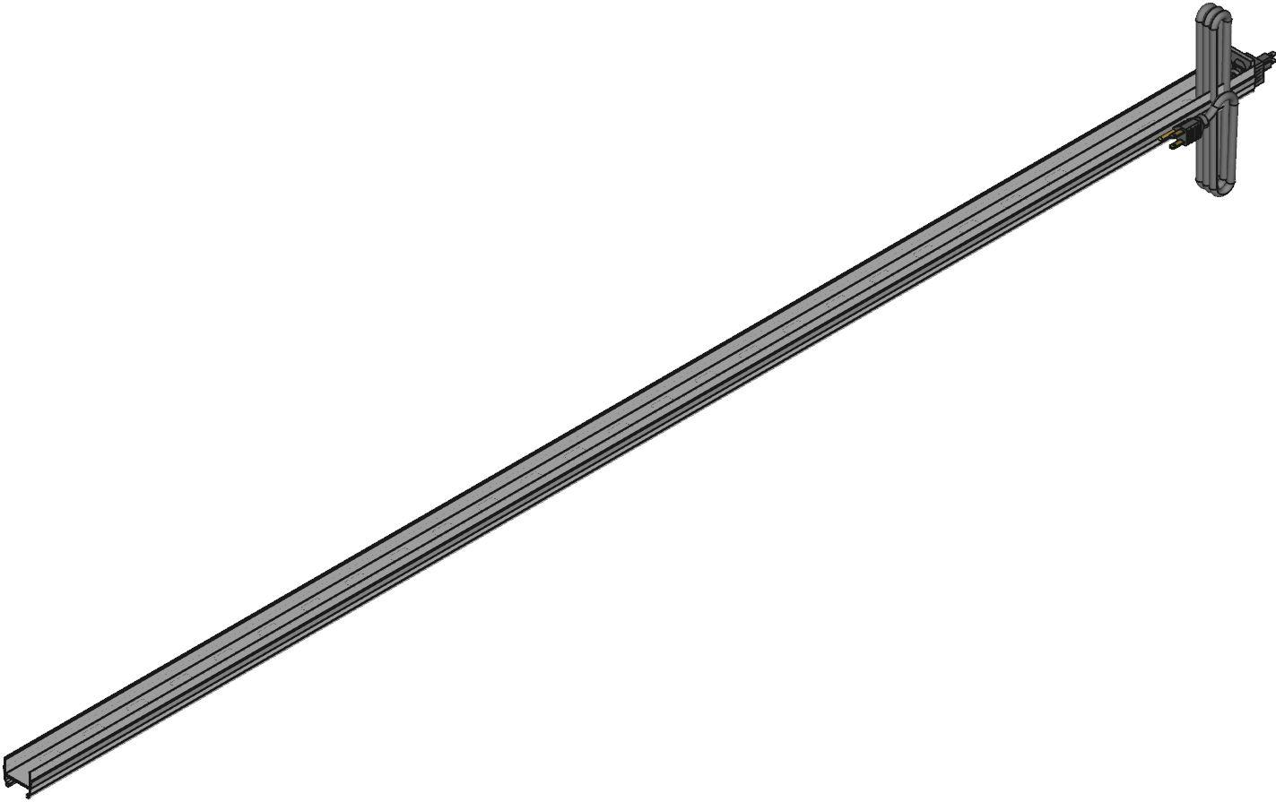 Hammond Manufacturing-1587T24A1 配电装置 Vertical Rackmount Outlet Strip