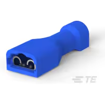 TE Connectivity-3-350816-2 Steckverbinderanschlüsse Quick Disconnect Terminal 14-16AWG Brass Blue F 21.97mm Tin Carton/Loose