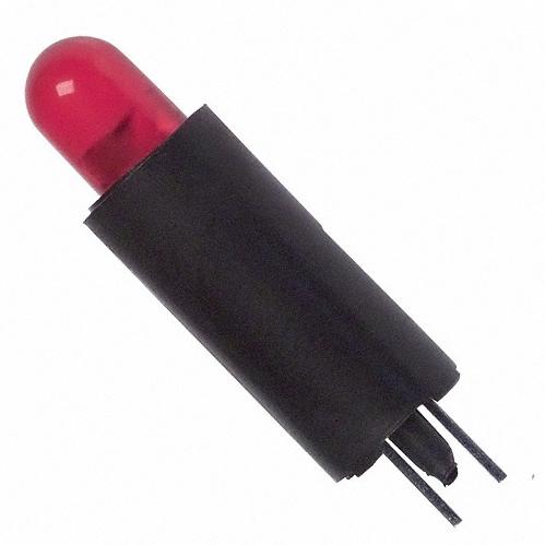Visual Communications-5330H1 LED Circuit Board Indicator LED 5mm 1POS Vertical 2.0V Red