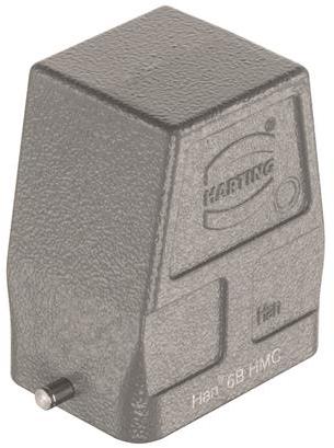 HARTING Technology Group-09302060801 Backshells Hood 180° 6 Shell Size Powder Aluminum Die Cast Han®