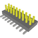 Conn Unshrouded Header HDR 18 POS 1mm Solder ST Top Entry SMD Tube