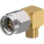 Conn SMA 18GHz 50Ohm Solder RA Cable Mount PL Gold Over Nickel Single