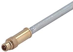 HUBER+SUHNER-11_MMCX-50-2-1/111_OH RF-Steckverbinder Conn MMCX 0Hz to 6GHz 50Ohm Crimp ST Cable Mount PL Gold Over Nickel Bulk