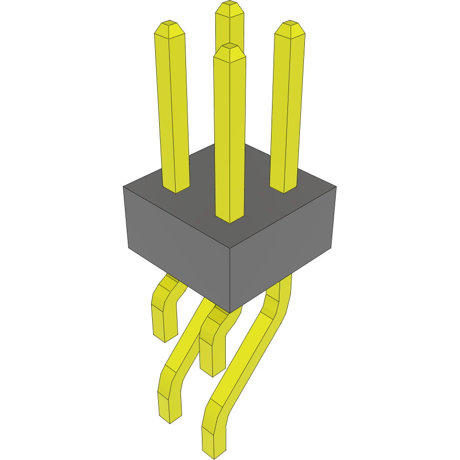Samtec-MMT-102-02-S-DH-TR Connector Headers and PCB Receptacles Conn Unshrouded Header HDR 4 POS 2mm Solder RA Side Entry SMD T/R