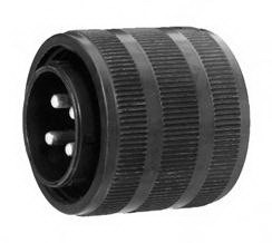 Amphenol-10-194622-28P Connector Circular Conn Circular PIN 7 POS Solder ST Cable Mount 7 Terminal 1 Port