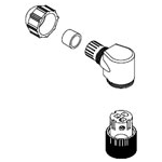 Conn M12 Circular PIN 3 POS Crimp RA Cable Mount 3 Terminal 1 Port Micro-Change®