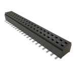 Conn Micro Socket Strip SKT 40 POS 1mm Solder ST Top Entry SMD Tube
