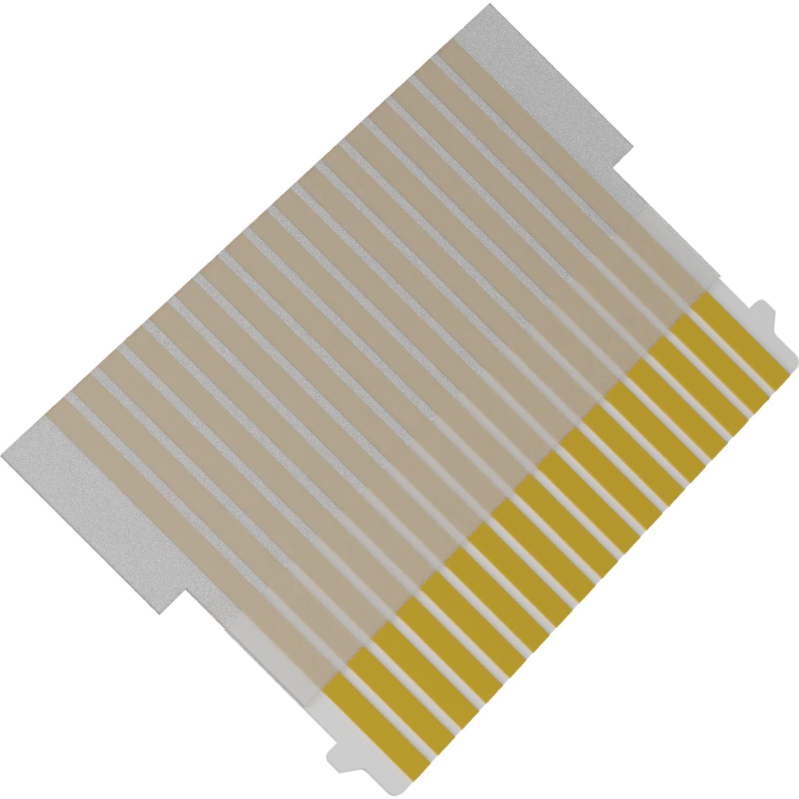 Molex-15019-0863 Assemblage de câble plat/ruban Cable Assembly 0.127m 29AWG 1mm 17 to 17 POS FFC Jumper to FFC Jumper M-M Premo-Flex FFC Jumper Bag