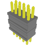 Conn Board Stacker HDR 10 POS 1.27mm Solder ST Top Entry Thru-Hole FLEX STACK™ Layer