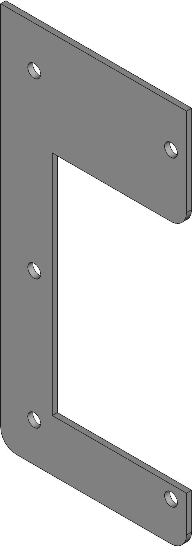 Hammond Manufacturing-1485BL1 Kabelzubehör Cable Accessories Drop Hanger Steel Gray