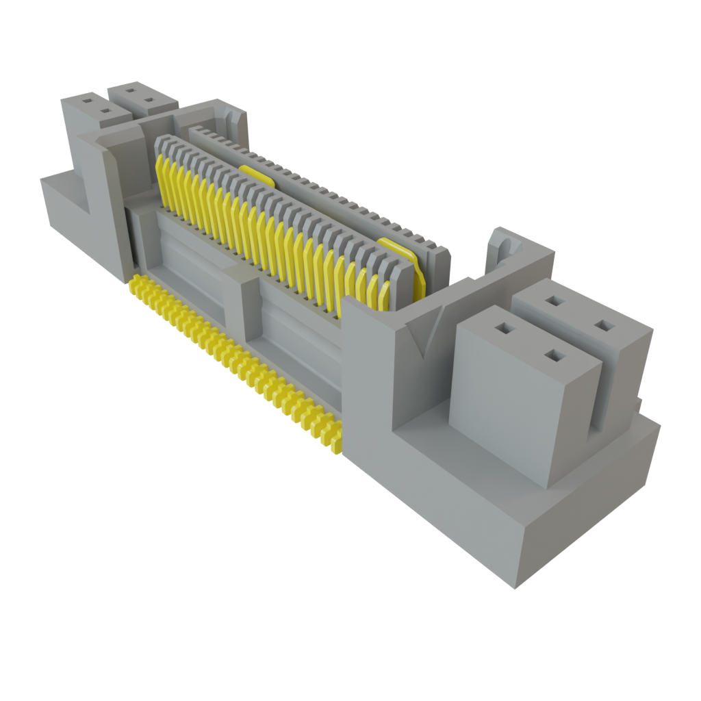 Samtec-QFS-026-04.25-H-D-PC4 Steckverbinderleisten und Leiterplattenbuchsen Conn Micro High Speed Socket Strip SKT 8Power/52Signal POS 0.635mm Solder ST SMD/Thru-Hole Tray